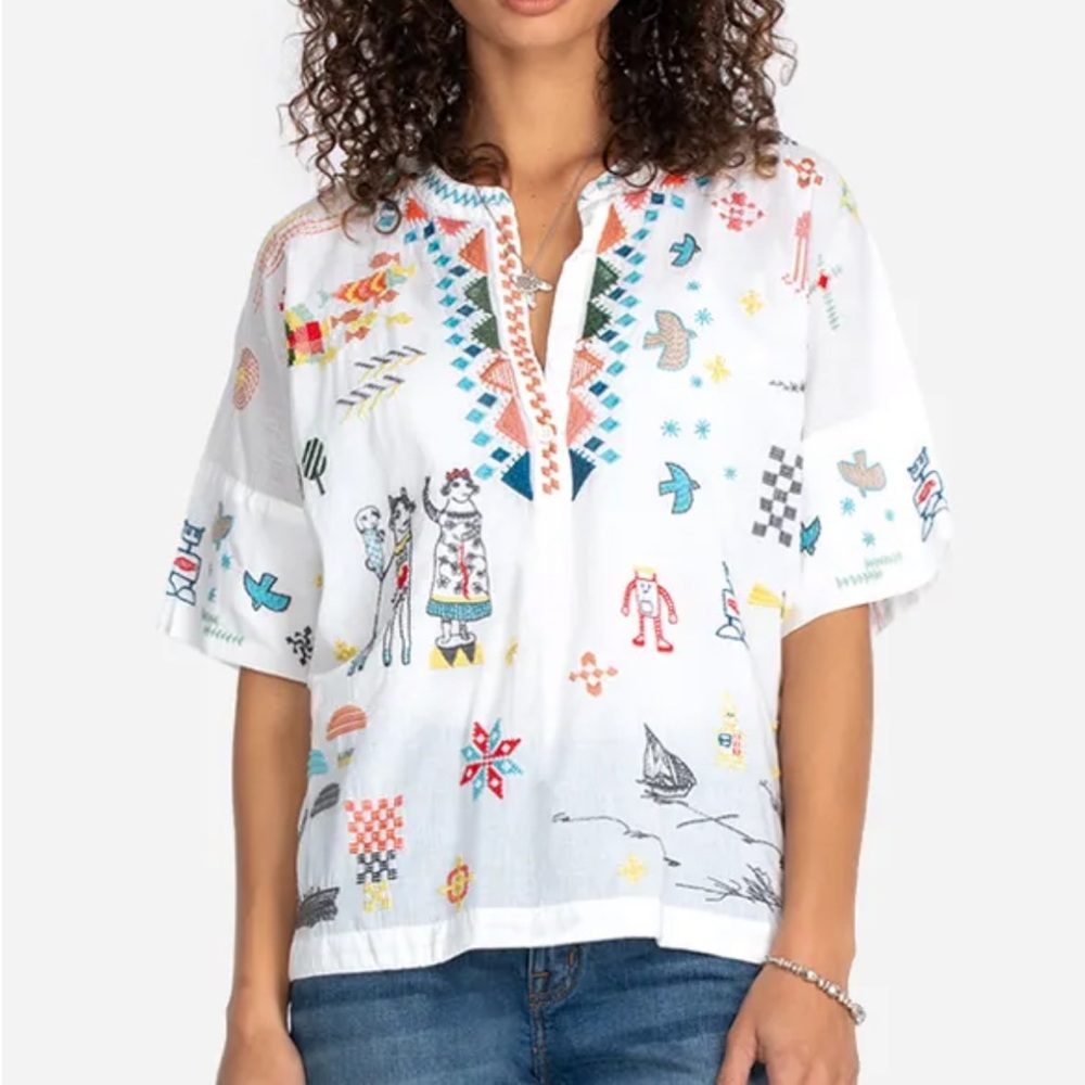 Johnny Was Seraphina Blouse